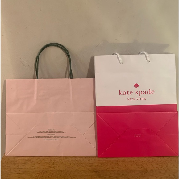 Kate Spade Gift Bags Shopping Bags Set of 4 16x12 8x10 10x8 10x8 - Picture 6 of 10
